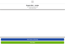 Tablet Screenshot of empirewokjordan.com